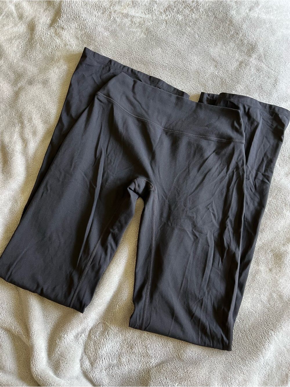Oner Active Black Soft Motion Flared Leg Pant Leggings Large - Picture 3 of 6